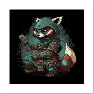 racoon fantasy Posters and Art